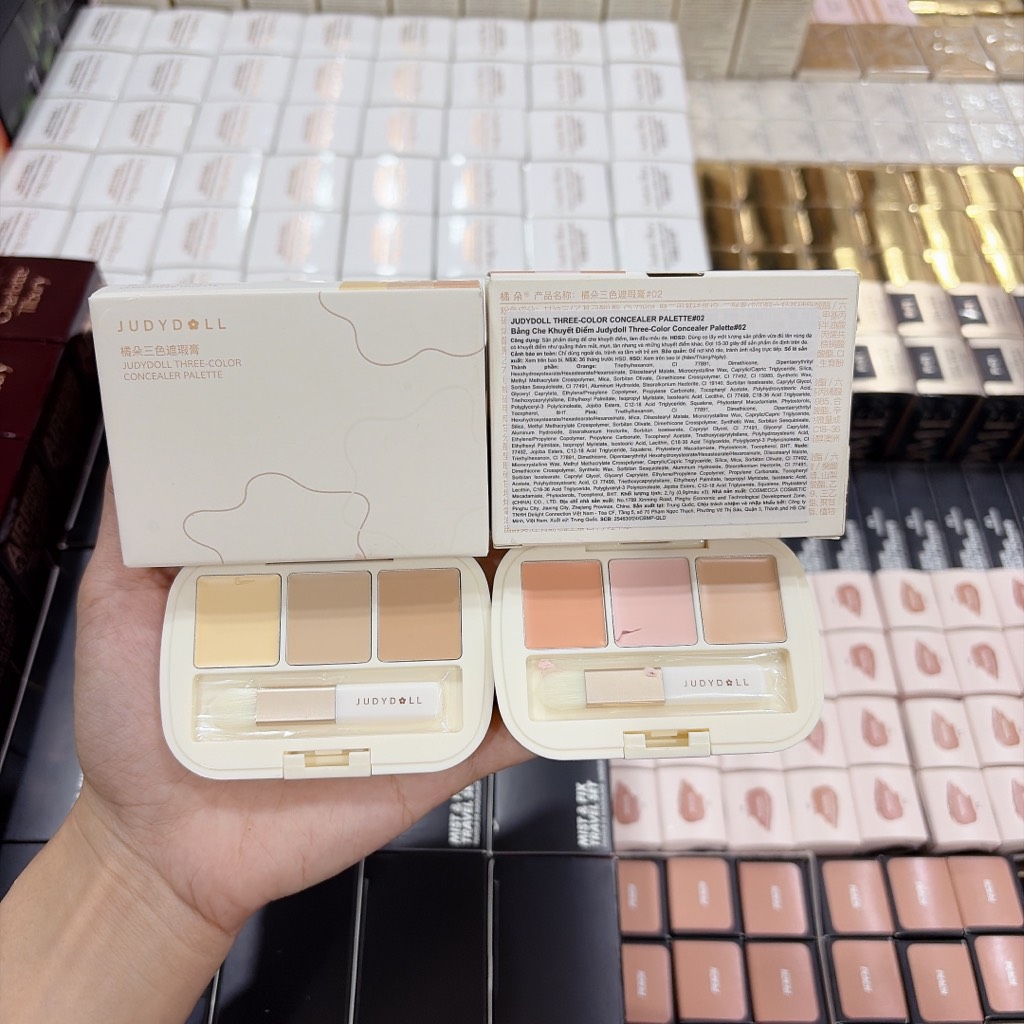 Bảng Che Khuyết Điểm JUDYDOLL 3 ô 2.7g CT - Ảnh 2