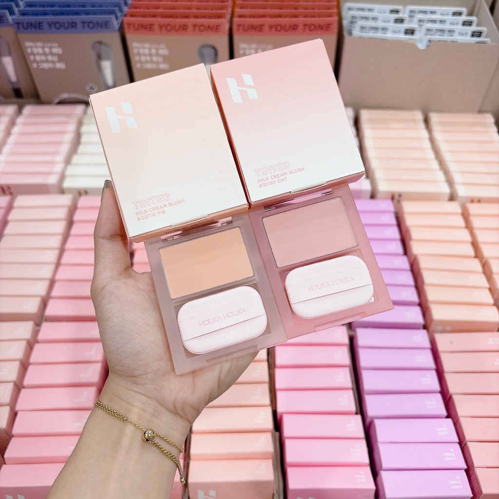 Má Hồng Kem HOLIKA HOLIKA Milk Cream Blush - Ảnh 2