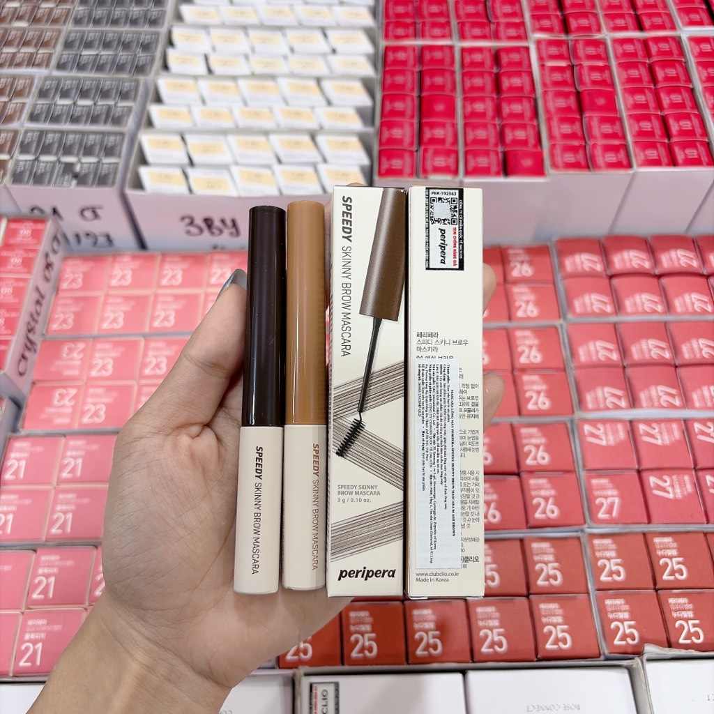 Mascara Mày PERIPERA Speedy Skinny Browcara 3g CT - Ảnh 2