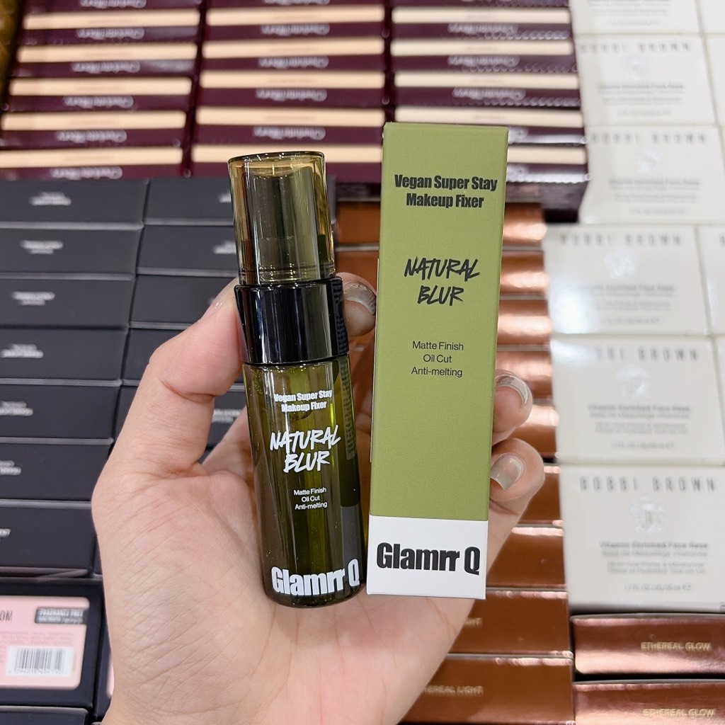Xịt Makeup GLAMRR Q Vegan Super Stay Make Up Fixer CT - Ảnh 11