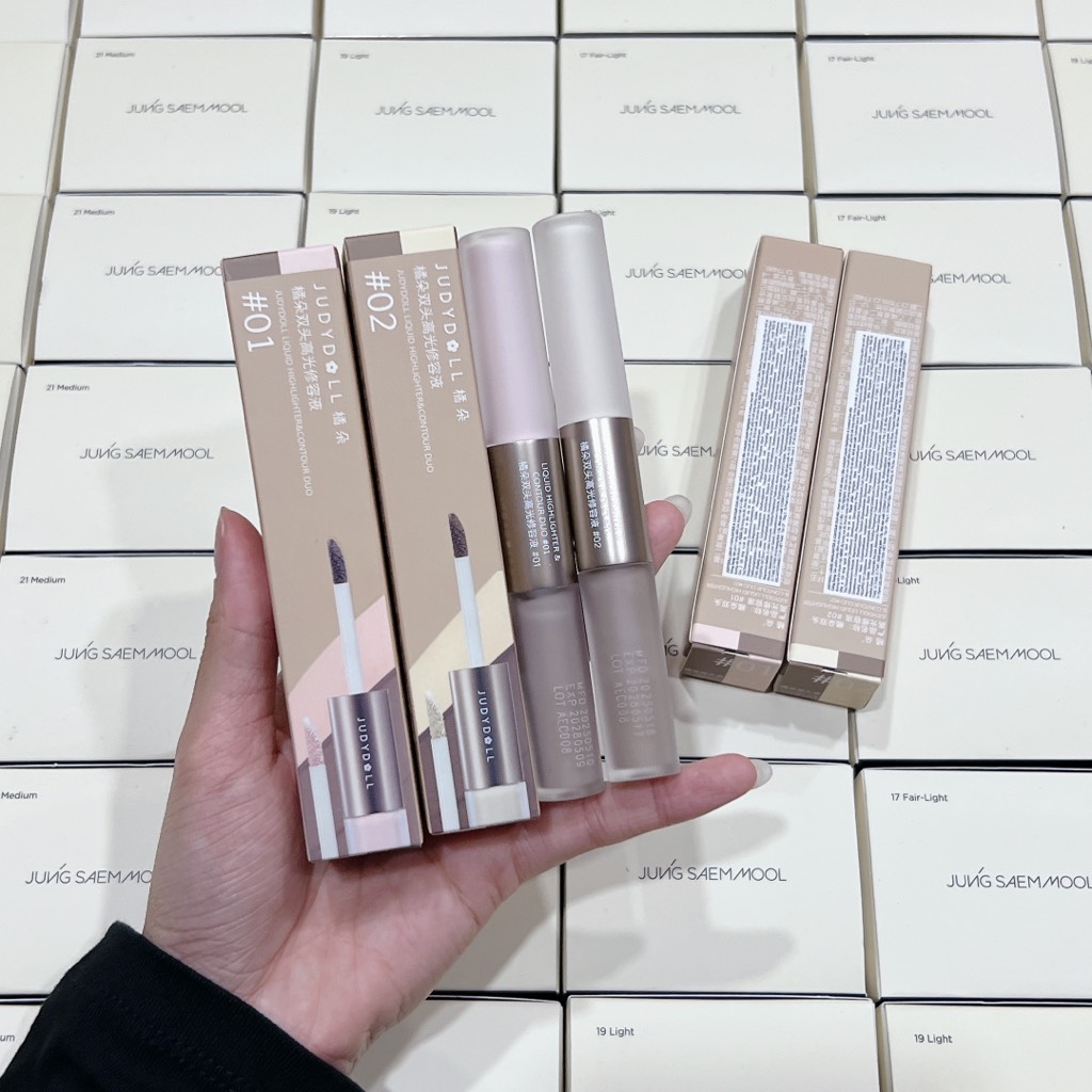 Highlighter & Contour JUDYDOLL Liquid Duo 2 Đầu CT - Ảnh 3