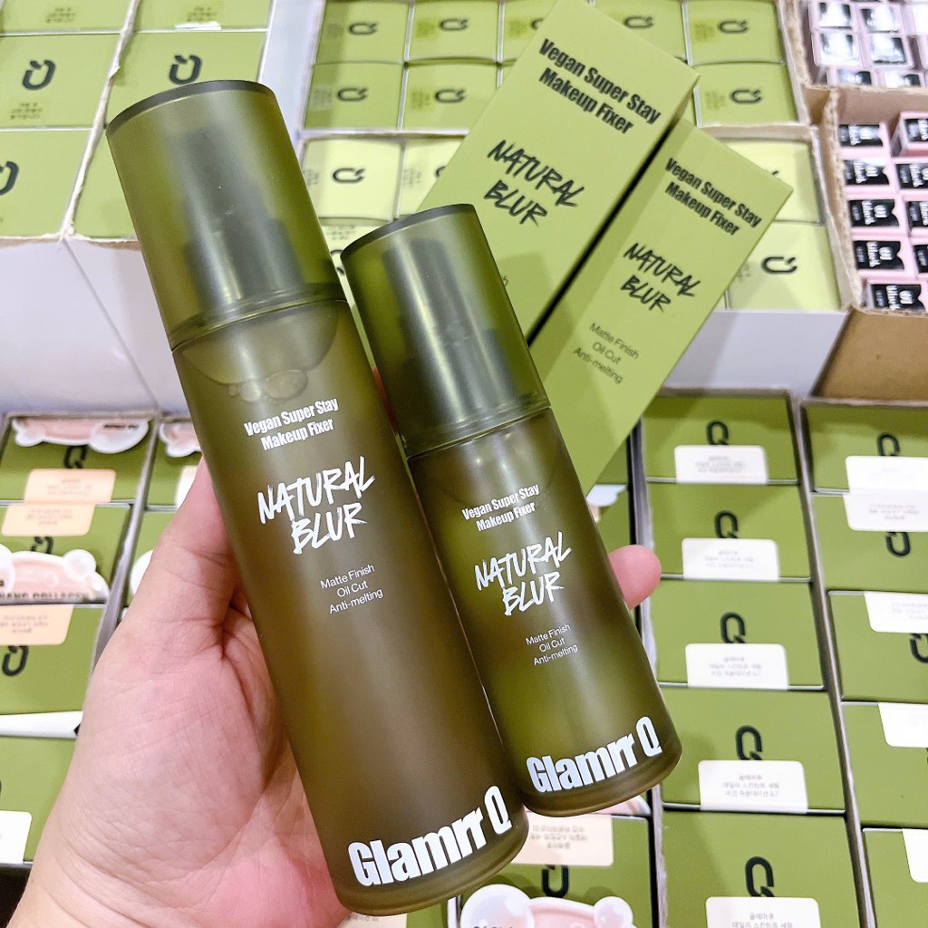 Xịt Makeup GLAMRR Q Vegan Super Stay Make Up Fixer CT - Ảnh 5