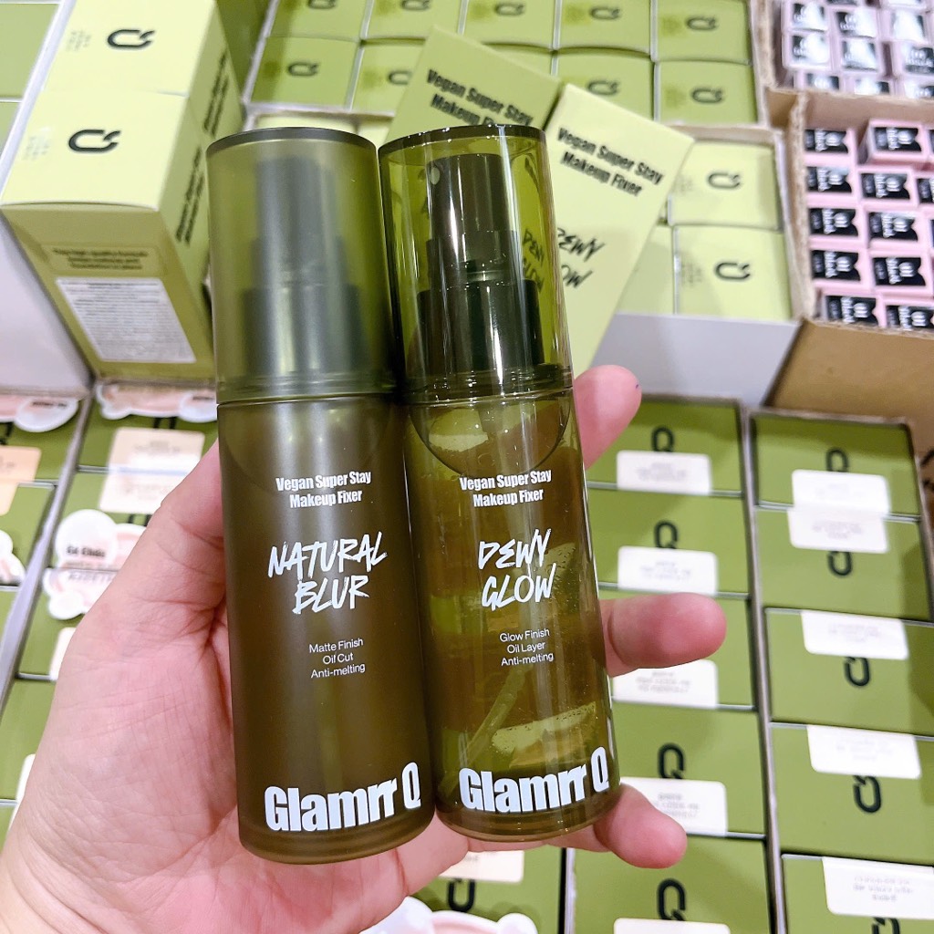 Xịt Makeup GLAMRR Q Vegan Super Stay Make Up Fixer CT - Ảnh 6