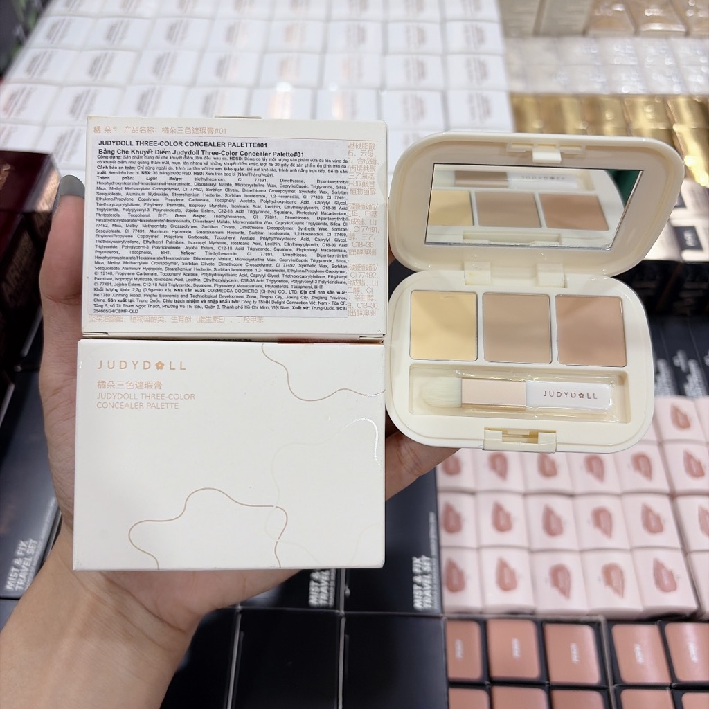 Bảng Che Khuyết Điểm JUDYDOLL 3 ô 2.7g CT - Ảnh 3