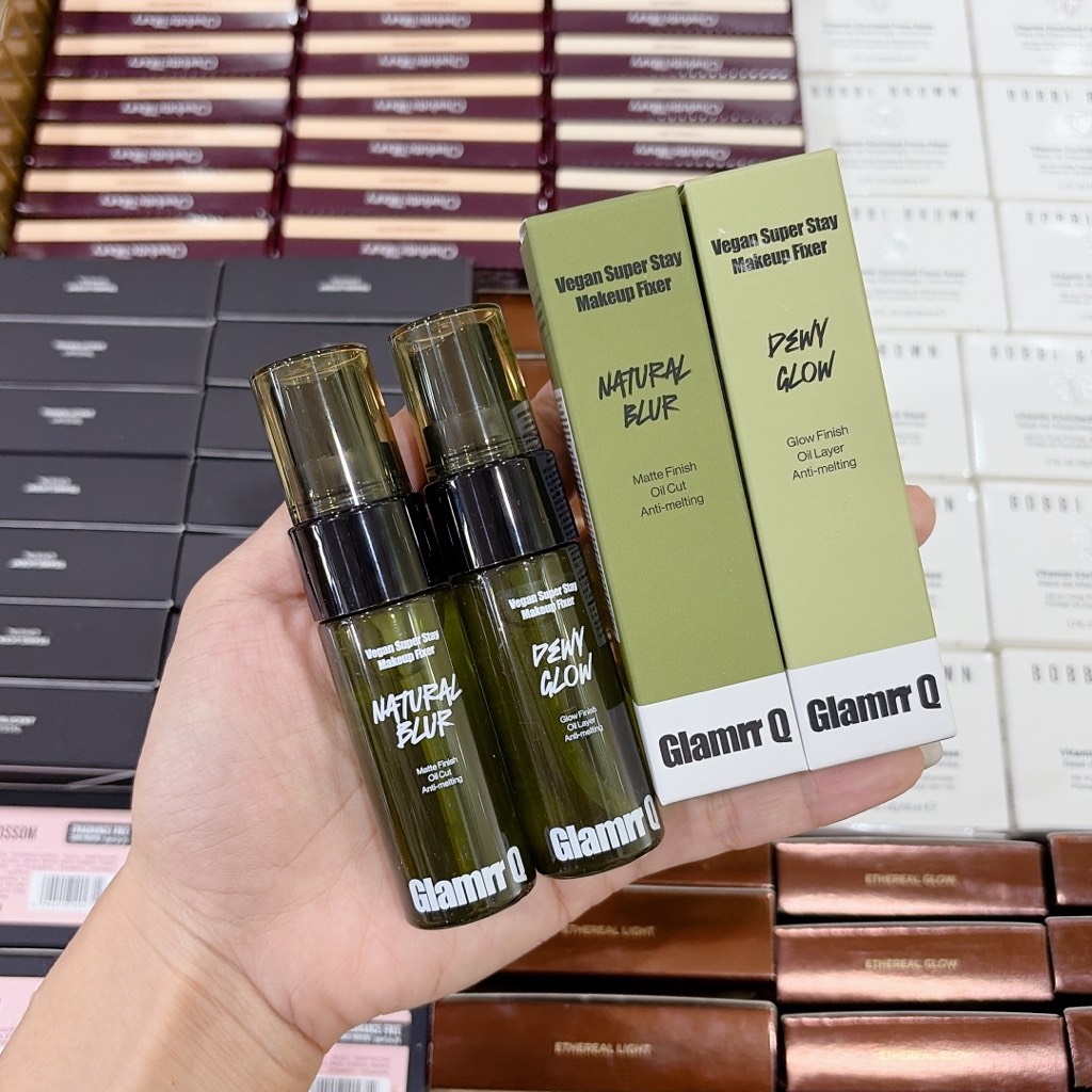 Xịt Makeup GLAMRR Q Vegan Super Stay Make Up Fixer CT - Ảnh 10