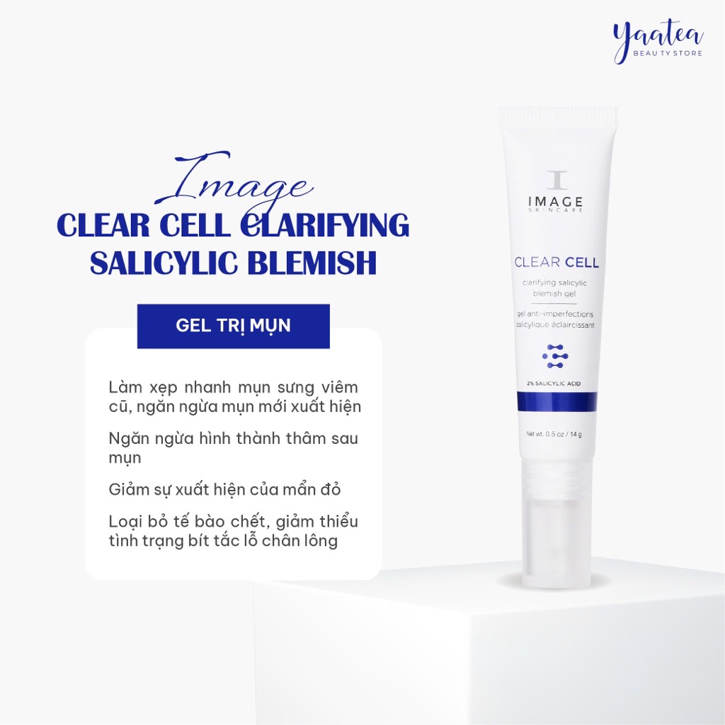 Gel Chấm Mụn Image Clear Cell Clarifying Salicylic Blemish 14g CT - Ảnh 2