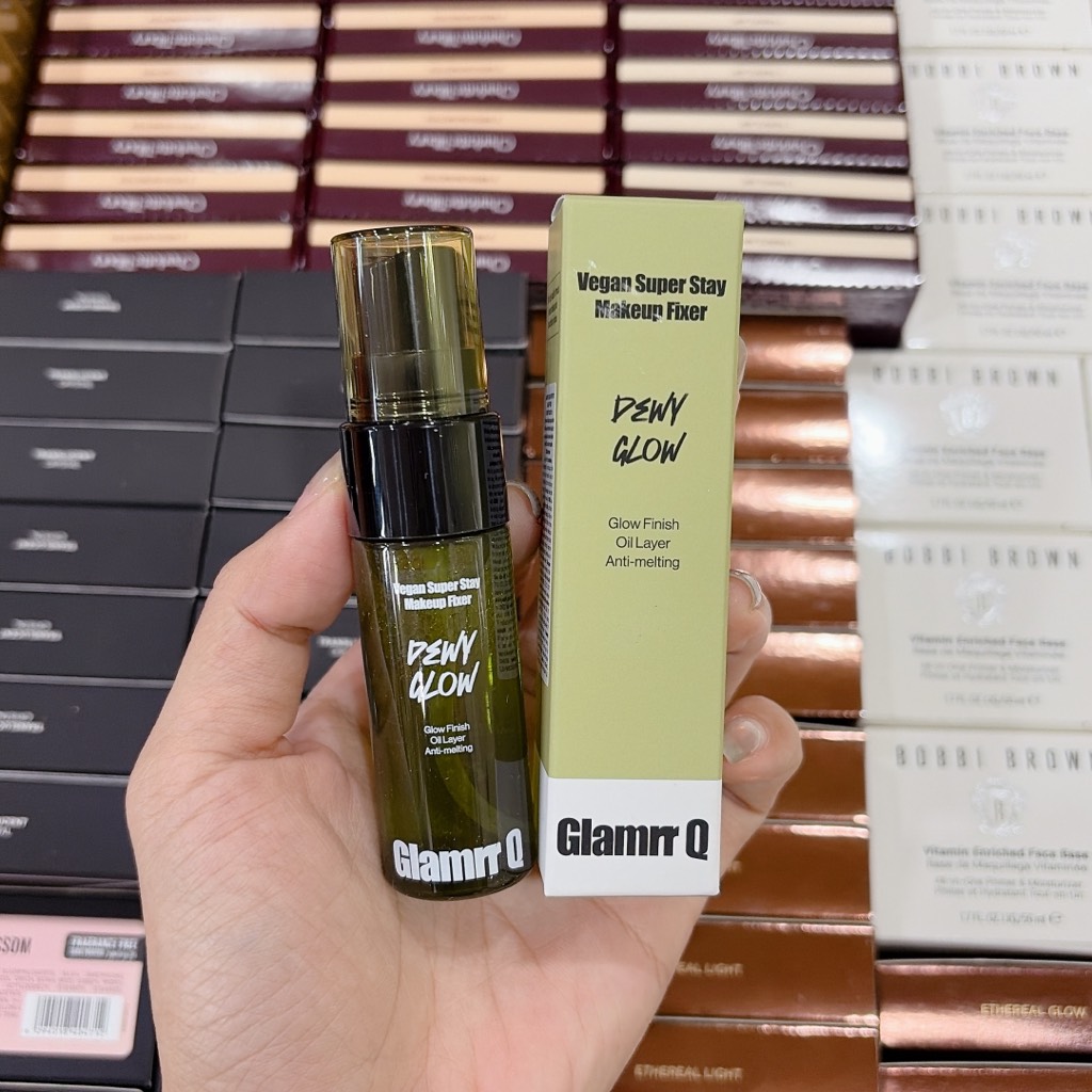 Xịt Makeup GLAMRR Q Vegan Super Stay Make Up Fixer CT